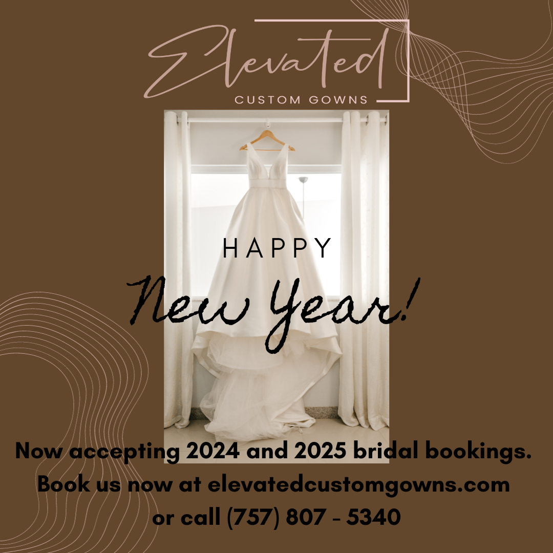 Happy New Year from Showbride’s Link Listing Vendor, Elevated Custom Gowns