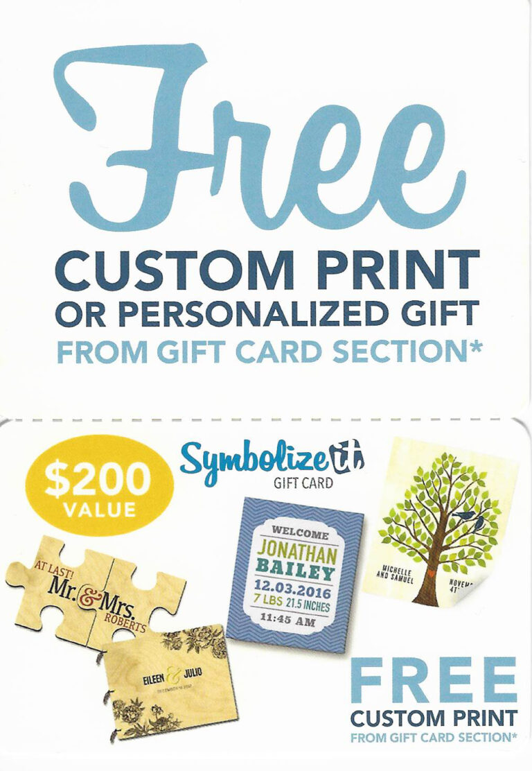 Get a $200 gift card to Symbolize It for a custom print bands you get to choose!