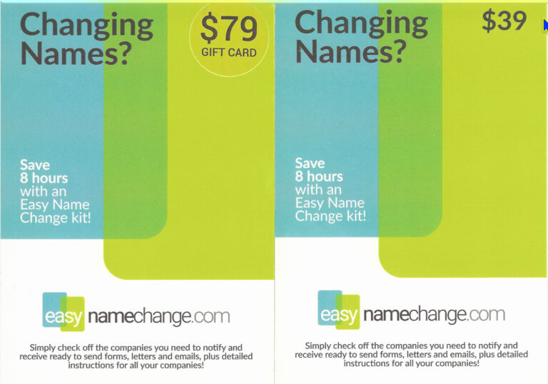 Easy Name Change