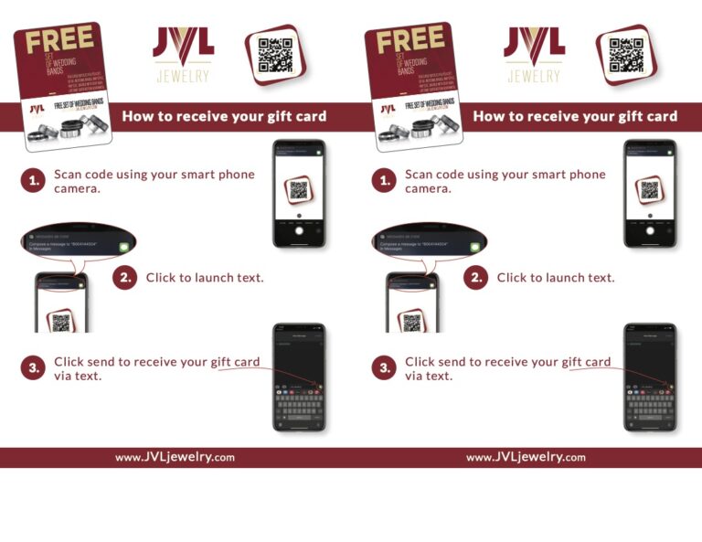 How to receive your JVL Jewelry gift card