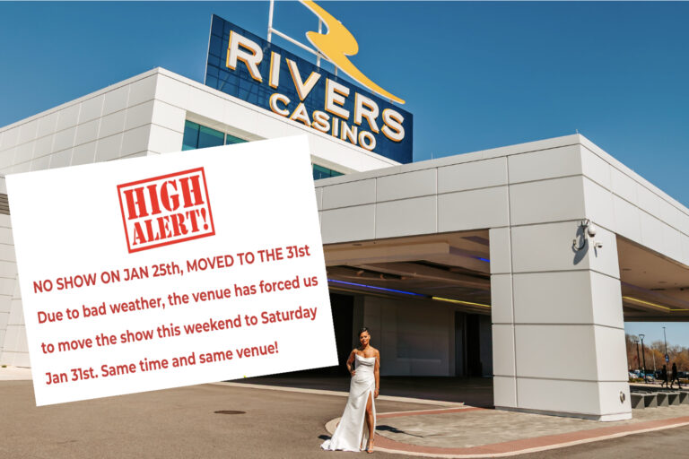 Subject line: Important Update: Bridal Expo at Rivers Casino – Weather Cancellation