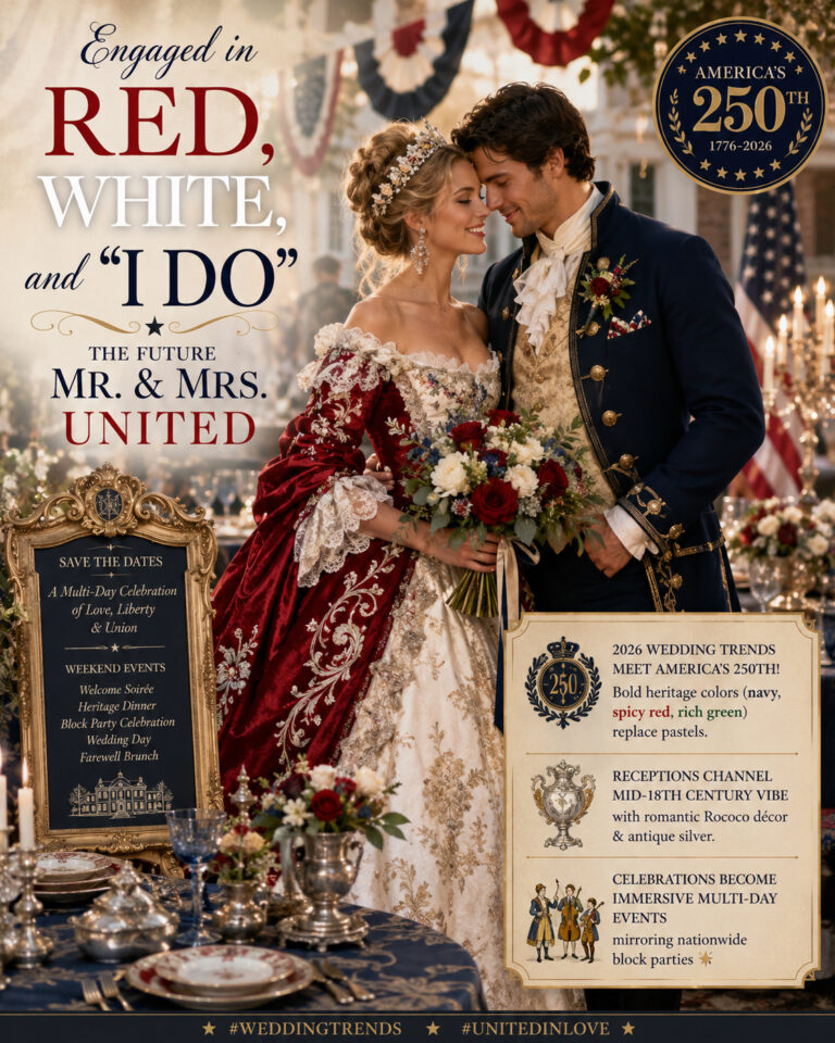 Engaged in Red, White, and “I Do”: The Future Mr. & Mrs. United