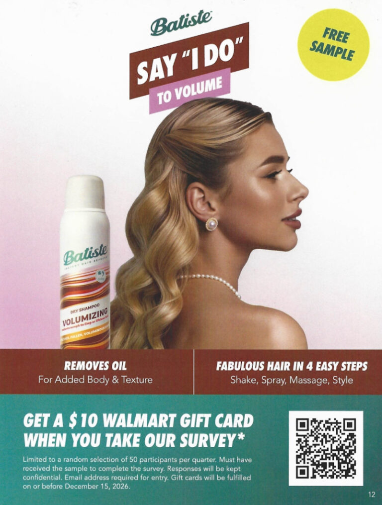 Free Samples at the Next Bridal Show