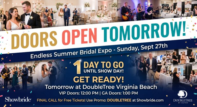Tomorrow! Your Weekend Playbook for the Endless Summer Bridal Expo
