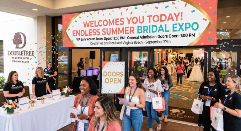 Doors Open Today! Welcome to the Endless Summer Bridal Expo